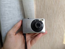 🔥Canon IXUS 75 Silver 7.1MP digital compact camera🔥WORKing FULL Set READ!🔥