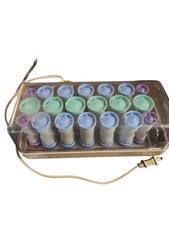 Vintage Clairol Hot Rollers Model KF-20  120V, 80Hz, 300 WATTS, All Rollers And