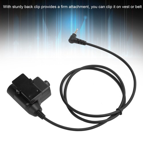 U94 Ptt Cable Plug Headset Adapter For Ft‑60R/Vx‑3R/Vx‑2R/Vx5R/Vx150/Vx‑110/ IDM - Zdjęcie 11 z 12