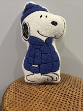 Peanuts Snoopy Christmas/Winter Sherpa Pillow, Limited