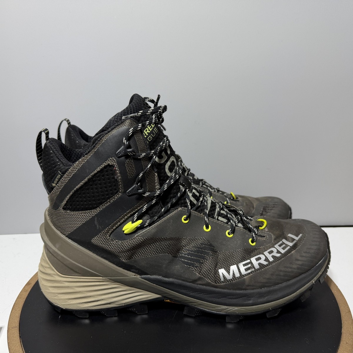 Merrell Rogue Hiker Boots Mens Size 15 Gray GORE-TEX Vibram  display picture 1