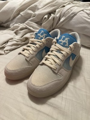 Nike Dunk Low LA Men s Size 11 Sail Pale Ivory Baltic Blue Never Worn W/ Box