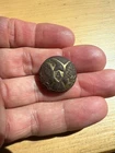 Dug Union Civil War Eagle A Artillery Coat Button With Gold