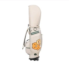 Kakao Friends Golf Ryan & Choonsik Caddie Wheeled 5Way Bear Character Bag
