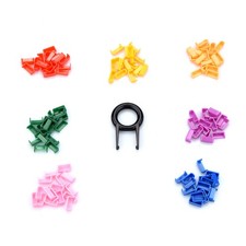 LED Light Cover Assorted Color 112 Pcs For 104 Mechanical Keyboard-9.9mm Limited