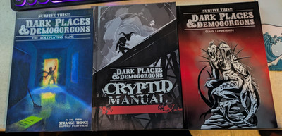 Lot of 6 Dark Places & Demogorgons RPG Books (Bloat Games) Original Editions OSR
