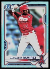 2021 Bowman Draft #BDC-110 Alexander Ramirez Chrome Refractor