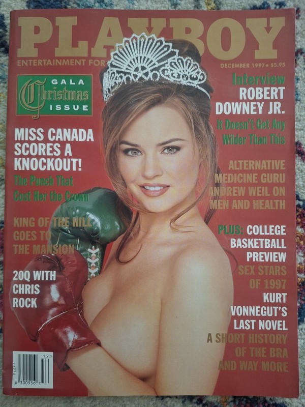 Playboy Magazine December 1997 Christmas Gala Issue Miss Canada Chris Rock