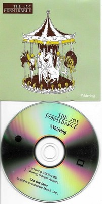 THE JOY FORMIDABLE Whirring 2TRX w/ RARE RADIO EDIT TST PRESS PROMO DJ CD single