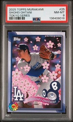 2025 TOPPS TAKASHI MURAKAMI MLB WORLD TOUR TOKYO SERIES #25 SHOHEI OHTANI DODGER