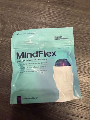 Project SuperHuman MindFlex 60ct Strawberry Gummies