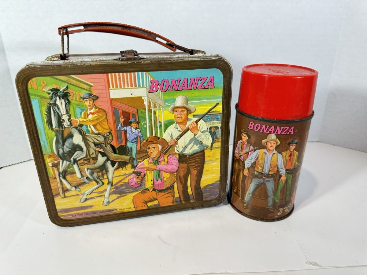 プーさんの家 　Lunch Box　Vintage　Made in USA Vintage Bonanza Lunchbox With Thermos - Please Read | eBay