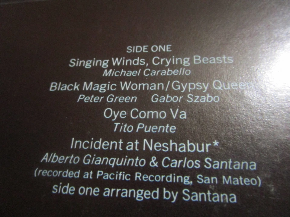 SANTANA ♣︎♣︎ ABRAXAS ♣︎♣︎ RARE QUADRAPHONIC ISSUE / SQ QUAD - Bild 3 von 4