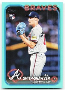 🌊 [FANATICS AQUA #/900] 2024 Topps Update #US316 AJ Smith-Shawver Aqua