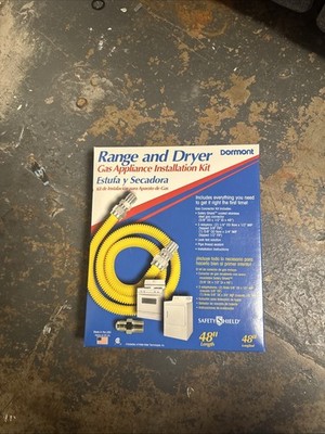 Dormont Range & Dryer Gas Appliance Installation kit, new,
