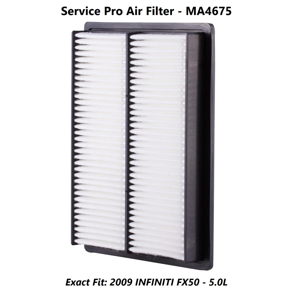 2009 INFINITI FX50 5.0L Complete Air, Oil & Cabin Filter Kit (5W-30) — 第 4/4 张图片