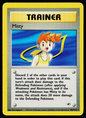 Misty (102) 102/132 Gym Heroes Rare