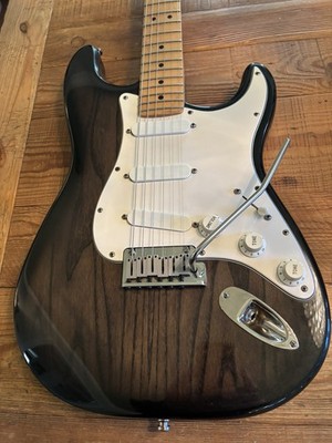 1990 Fender Strat Plus Dx Ash Ebony Frost Lace Sensors TBX Wilkinson Schallers