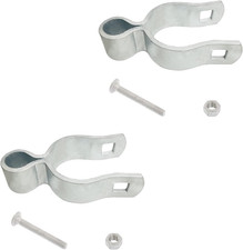 2 Pack Chain Link Fence Gate Post Hinge for 1-5/8" outside Diameter Post/Pipe, P