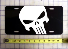 PUNISHER CUSTOM LICENSE PLATE