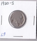 1920-S Buffalo Nickel Acid Dated L9