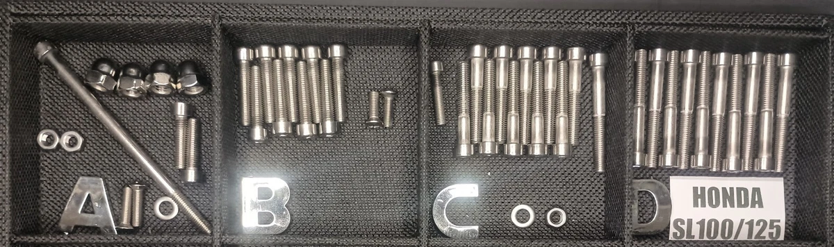 Honda CB100 XL100 SL100 CL100 Pston Kt Set Oversze 1.75 Nos | eBay Australa