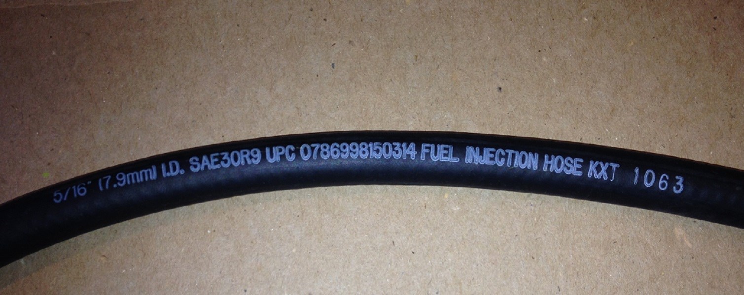 5/16" X 1' FUEL INJECTION GAS LINE HOSE R9 THERMOID FI503 Made in USA