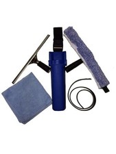 Window Cleaning Essential Kit- Bucket - Squeegee - Washer - Cloth - Spare Rubber