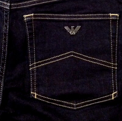 NEW EA7 Emporio Armani J31 Jeans 06J31 Regular Fit High Waist