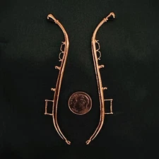 RDLC Traditional 1:9 Model Horse Scale WORK HAMES - Gold Plated