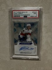 Owen Tippett 2017-18 UD Premiers Auto #IPA OT. PSA 9 Mint