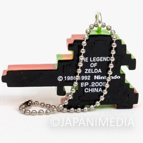 Legend of Zelda Dot Character Link Mascot Ballchain Famicom NES NINTENDO JAPAN