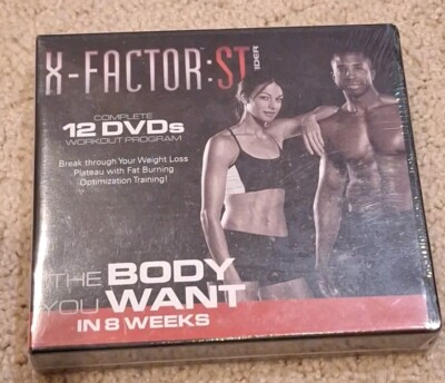 Weider X Factor ST Complete 12 DVDs Workout Program NEW 8 Week training , sealed