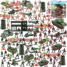3 otters 307PCS Army Men Military Set, Battle Group Plastic Army...