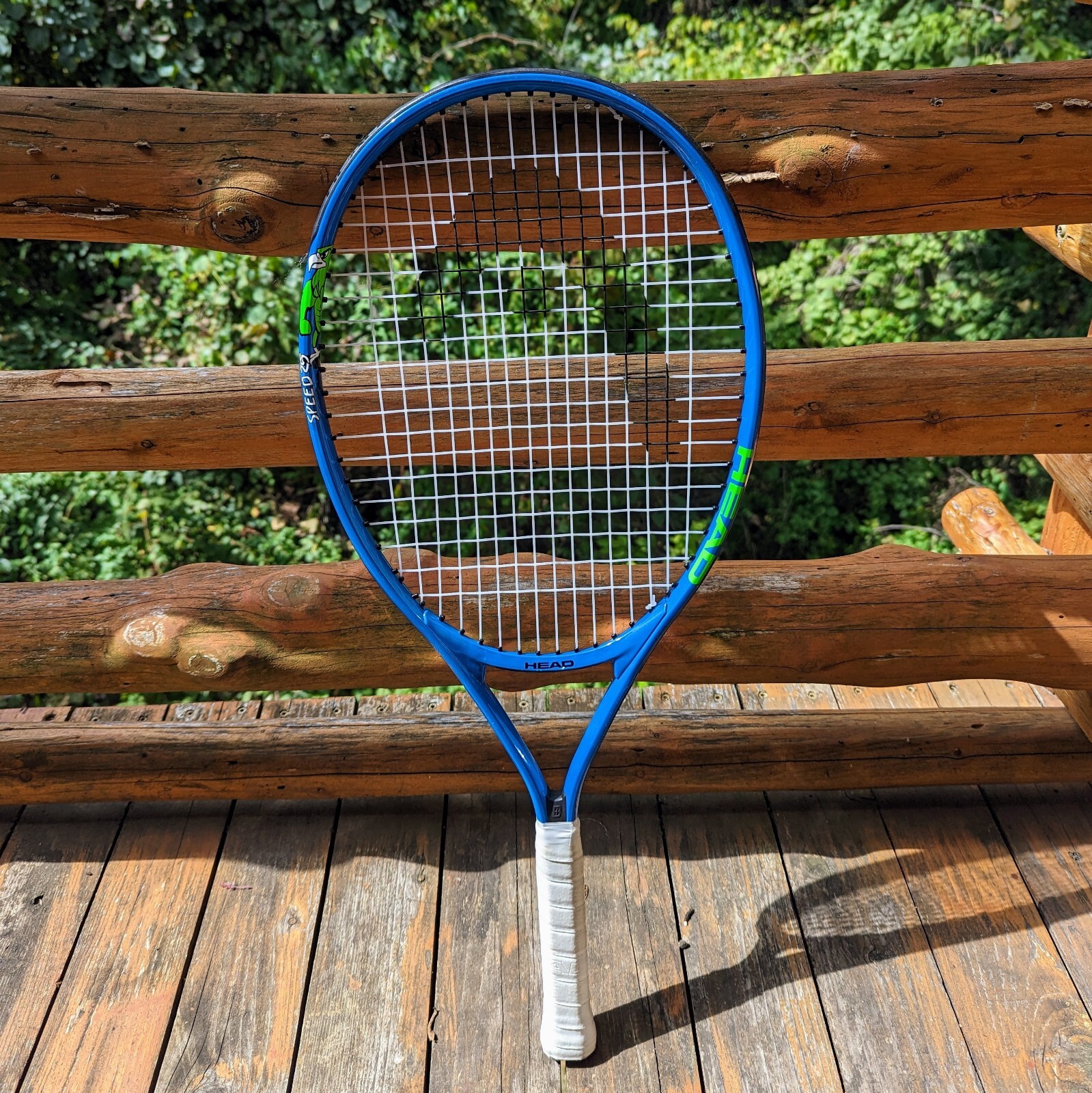 Head Speed 25 Junior Tennis Racket Grip 3 7/8" Blue Green Sport