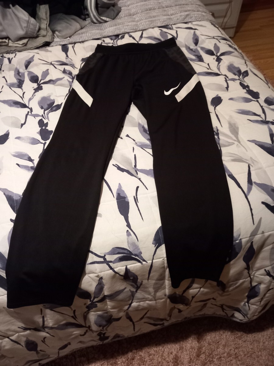 Nike Dri-Fit Kids Boys Black Joggers Size Large