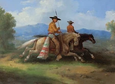 Manuel Serrano American West Art Poster or Rolled Canvas Print "CHINACOS"