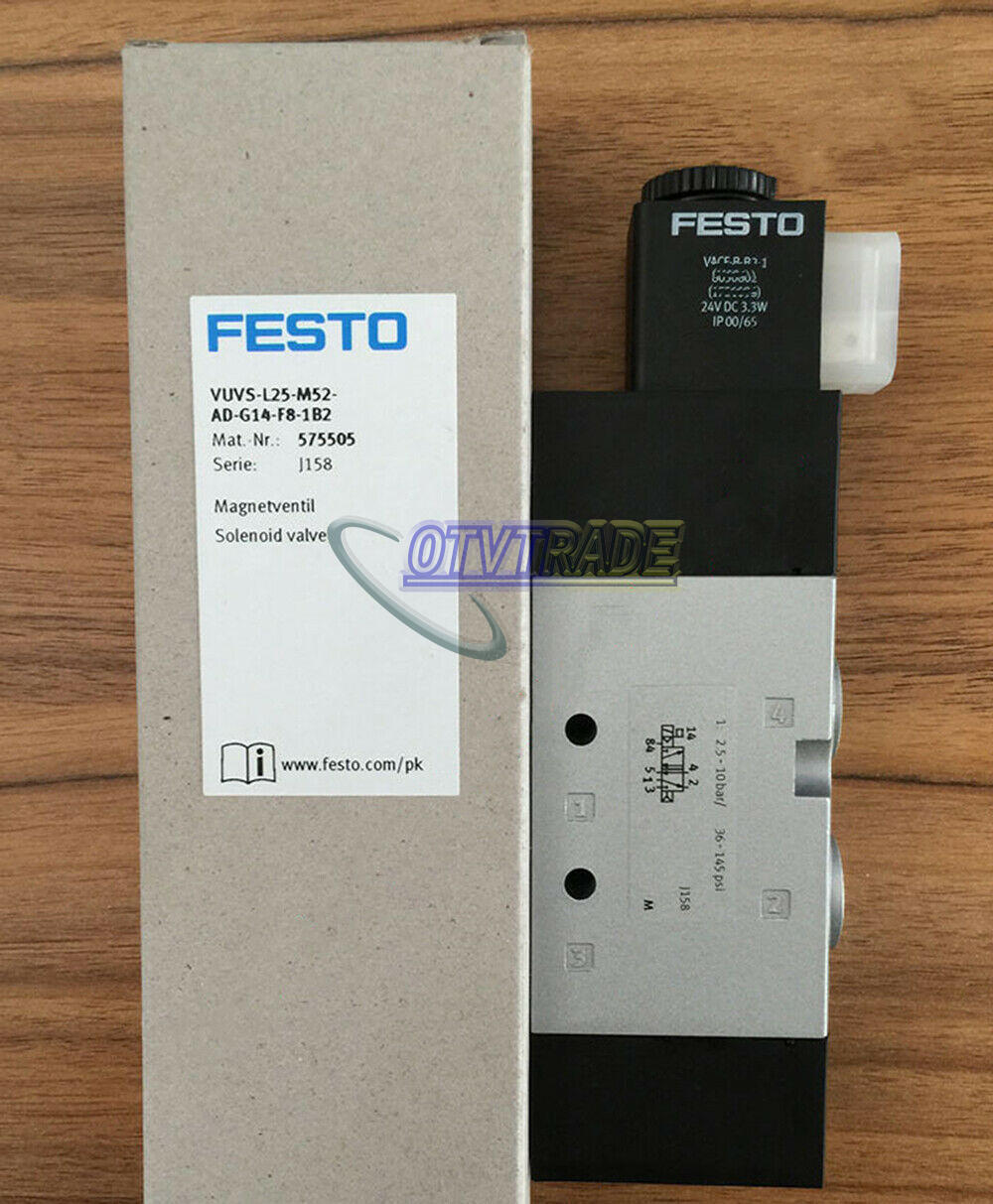 NEW ONE FESTO Solenoid Valve VUVS-L25-M52-AD-G14-F8-1B2 575505
