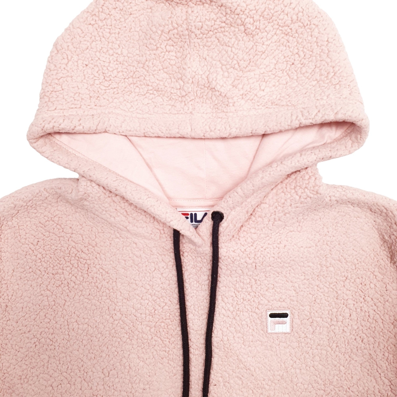 FILA Hoodie Polyester Fleece Jumper Womens S image 2