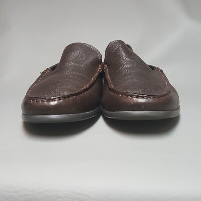 Calvin Klein Mens Loafer Shoes Landen Pebbled Leather  display picture 1