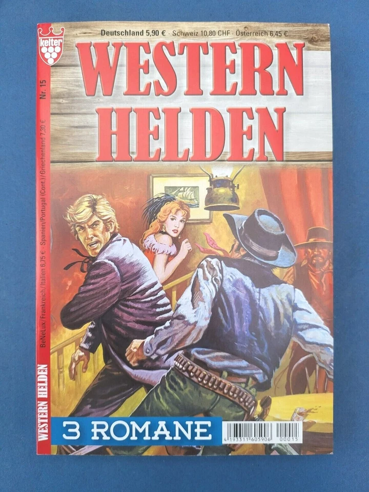 Kelter WESTERN HELDEN Nr.15 ... 3 spannende Wild-West-Romane .. NEU - Bild 1 von 1