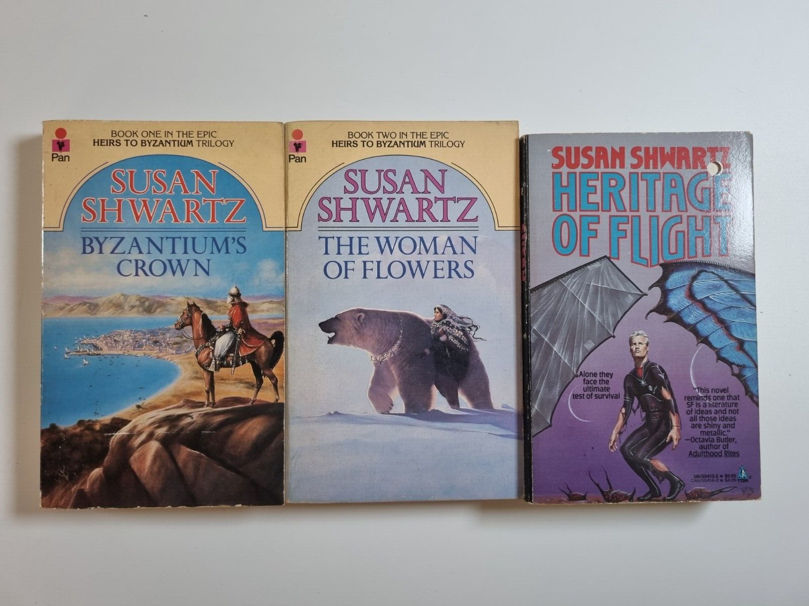 Susan Shwartz Byzantium's Crown The Woman of Flowers Heritage of Flight Vintage