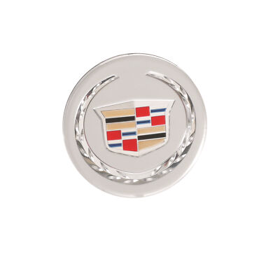 OEM NEW 13-16 GM Cadillac Wheel Hub Cntr Cap Polished Color Wreath Logo 19165750