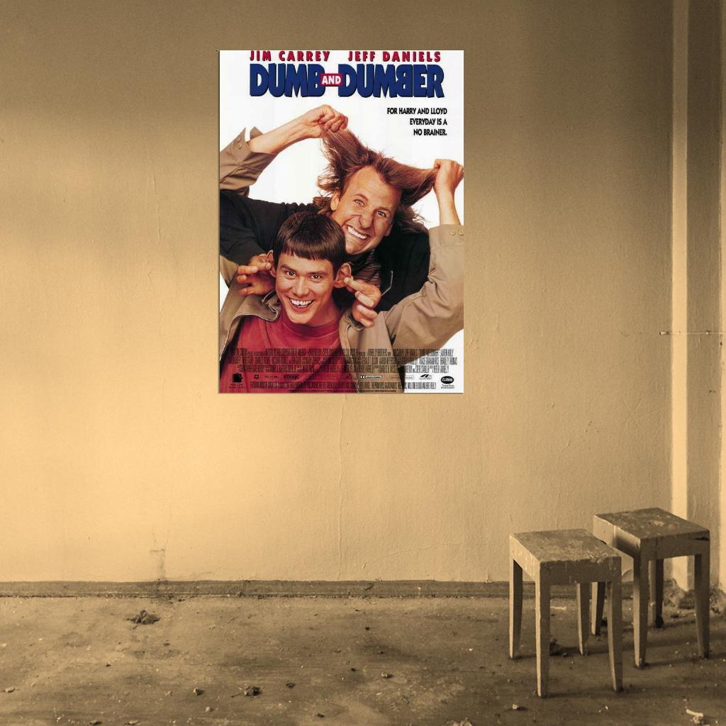 65503 Dumb And Dumber Movie Jim Carrey Jeff Daniels Wall Decor Print Poster