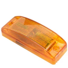 2 x 6 Maxxima Amber 8 LED Combination Aux Brake Tail Marker Light Truck Trailer