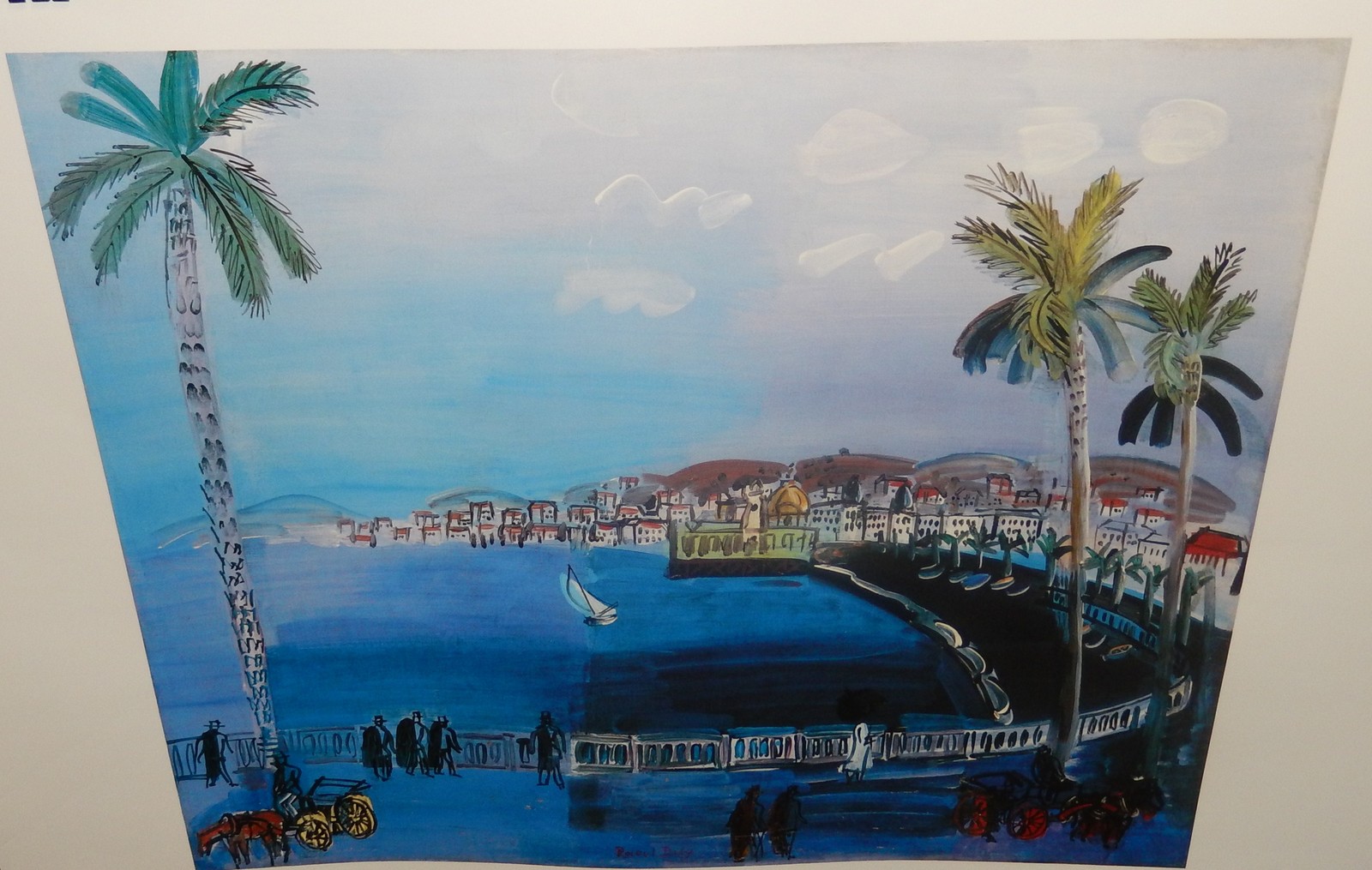 RAOUL DUFY "NICE LA BAIE DES ANGES" LARGE COLOR POSTER 1996 eBay