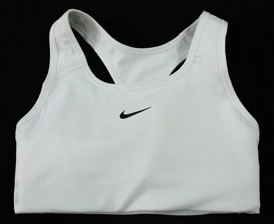 NIKE Support 1 Piece Padded Bra BV3636-100 White/Black Women's XL NWT - Image 3 of 4