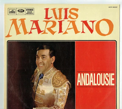 33T Luis MARIANO Disque Vinyl LP 12" ANDALOUSIE - VOIX SON MAITRE 340267 punki64 - Photo 1/4