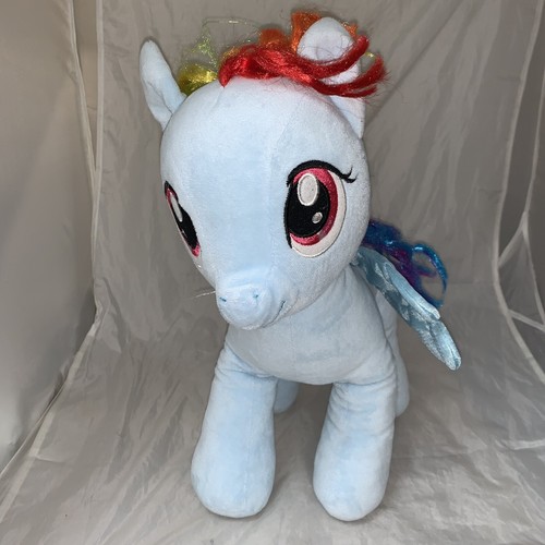 BUILD A BEAR WORKSHOP MY LITTLE PONY ARCO IRIS TABLERO PELUCHE GRANDE PONY Q9