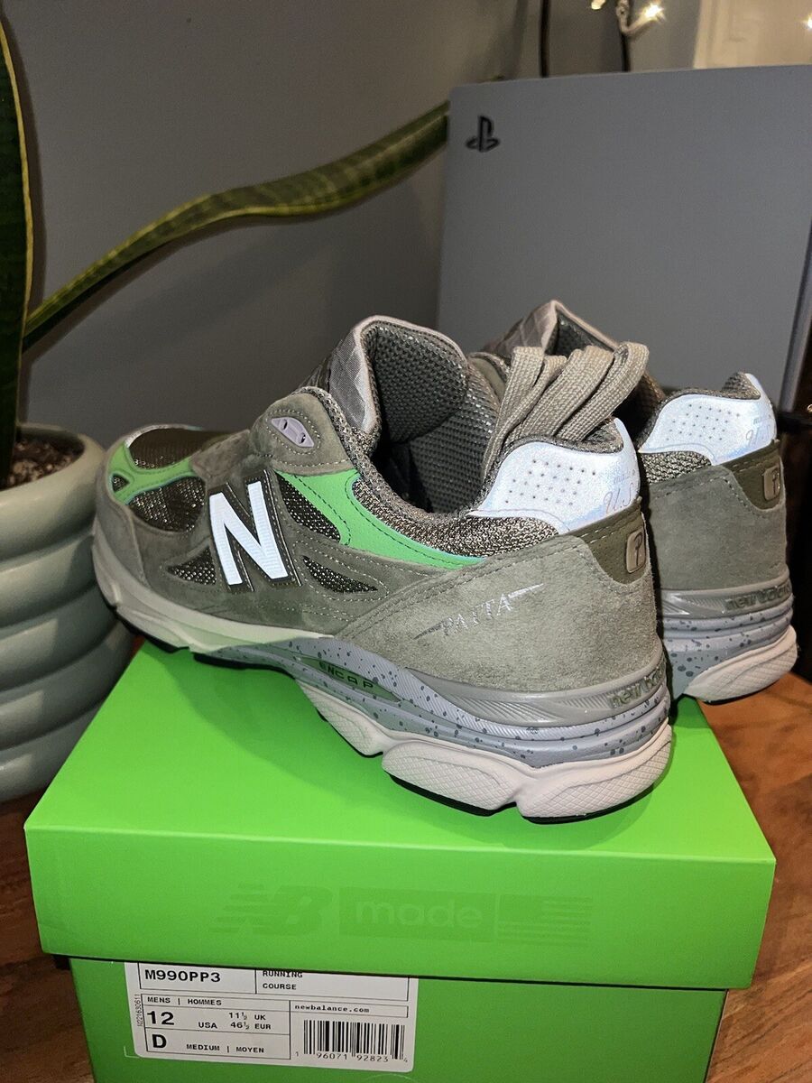 New Balance x Patta 990v3 Made in USA Olive M990PP3 Size 12 New Balance x Patta 990v3 Made in USA Olive M990PP3 Size 12